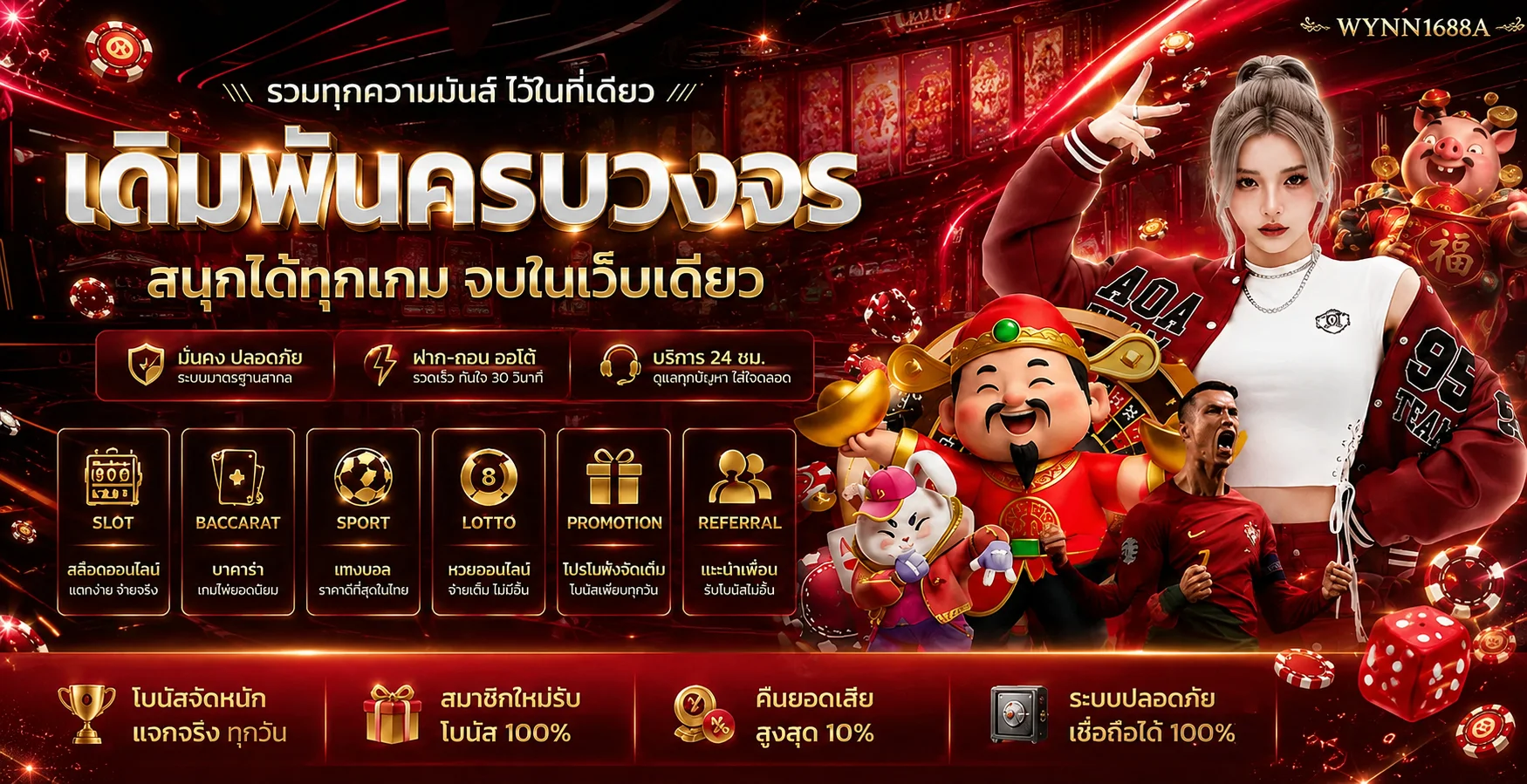 WYNN1688A ศูนย์รวมเกมออนไลน์บนมือถือ